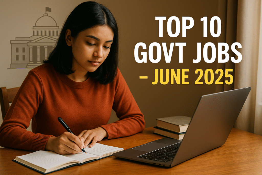 Top 10 government jobs recruitment updates JUNE 2025