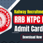 RRB NTPC ADMIT CARD 2025 RRB NTPC EXAM RAILWAY RECRUITMENT