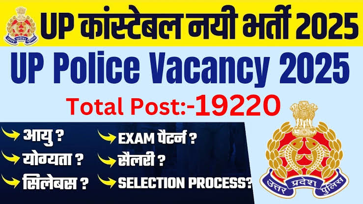 Up police constable vacancy 2025