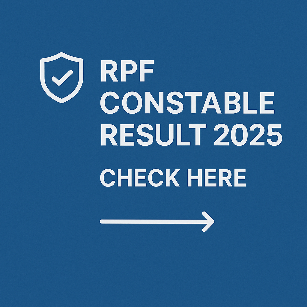 RPF Constable result 2025 expected cut off and date